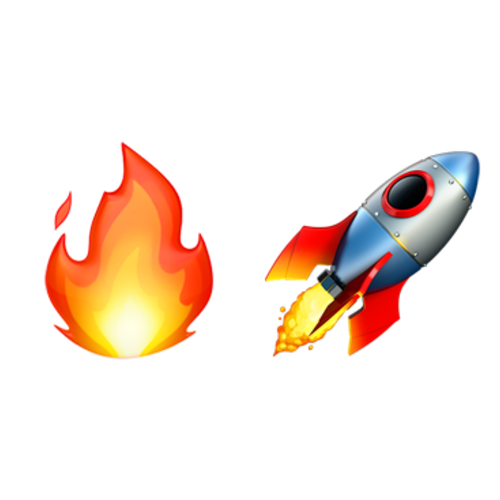 🔥🚀 Emoji Domain iOS rendering